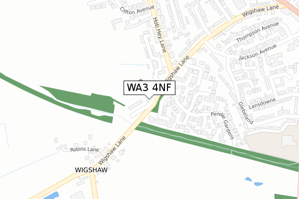 WA3 4NF map - large scale - OS Open Zoomstack (Ordnance Survey) WA3 4NF map - large scale - OS Open Zoomstack (Ordnance Survey)