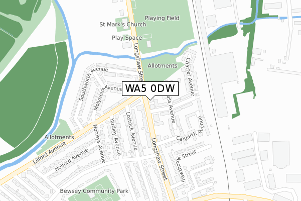 WA5 0DW map - large scale - OS Open Zoomstack (Ordnance Survey) WA5 0DW map - large scale - OS Open Zoomstack (Ordnance Survey)