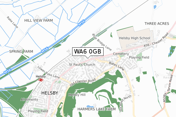 WA6 0GB map - small scale - OS Open Zoomstack (Ordnance Survey) WA6 0GB map - small scale - OS Open Zoomstack (Ordnance Survey)