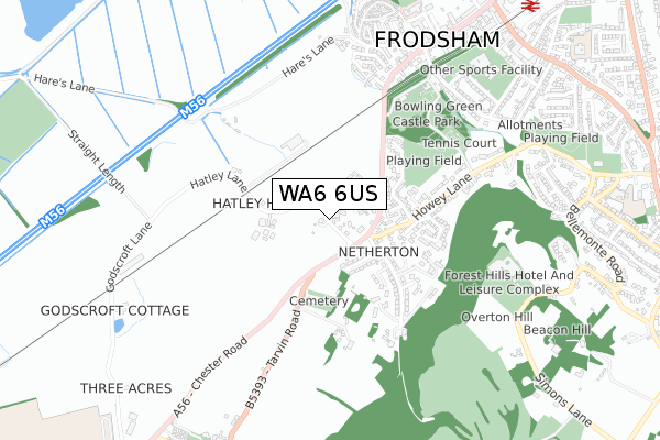 WA6 6US map - small scale - OS Open Zoomstack (Ordnance Survey) WA6 6US map - small scale - OS Open Zoomstack (Ordnance Survey)