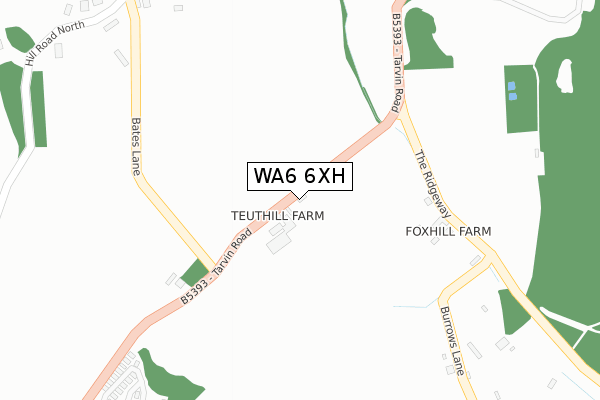 WA6 6XH map - large scale - OS Open Zoomstack (Ordnance Survey) WA6 6XH map - large scale - OS Open Zoomstack (Ordnance Survey)
