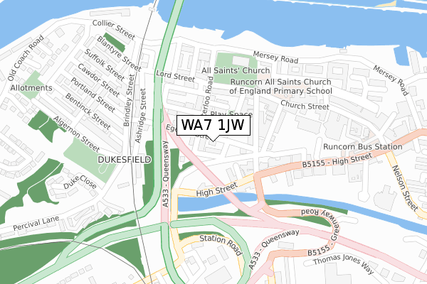 WA7 1JW map - large scale - OS Open Zoomstack (Ordnance Survey) WA7 1JW map - large scale - OS Open Zoomstack (Ordnance Survey)