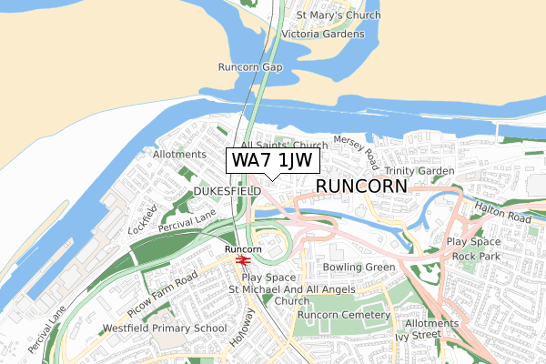 WA7 1JW map - small scale - OS Open Zoomstack (Ordnance Survey) WA7 1JW map - small scale - OS Open Zoomstack (Ordnance Survey)