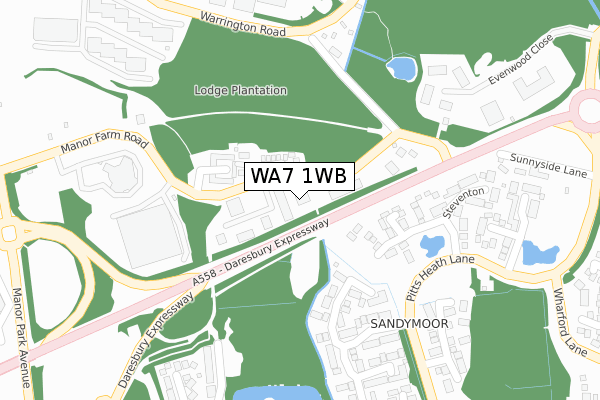 WA7 1WB map - large scale - OS Open Zoomstack (Ordnance Survey) WA7 1WB map - large scale - OS Open Zoomstack (Ordnance Survey)