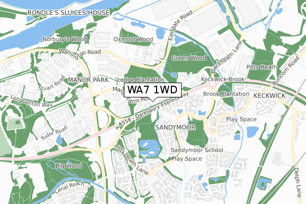 WA7 1WD map - small scale - OS Open Zoomstack (Ordnance Survey) WA7 1WD map - small scale - OS Open Zoomstack (Ordnance Survey)