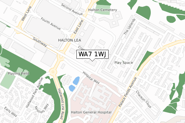 WA7 1WJ map - large scale - OS Open Zoomstack (Ordnance Survey) WA7 1WJ map - large scale - OS Open Zoomstack (Ordnance Survey)