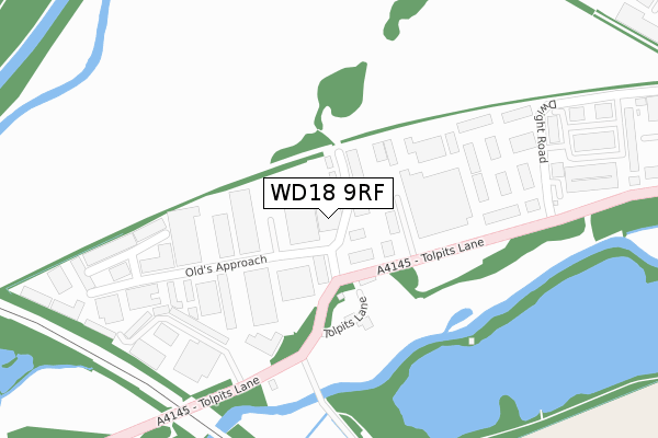 WD18 9RF map - large scale - OS Open Zoomstack (Ordnance Survey) WD18 9RF map - large scale - OS Open Zoomstack (Ordnance Survey)