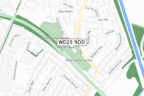 WD25 9DD map - large scale - OS Open Zoomstack (Ordnance Survey) WD25 9DD map - large scale - OS Open Zoomstack (Ordnance Survey)