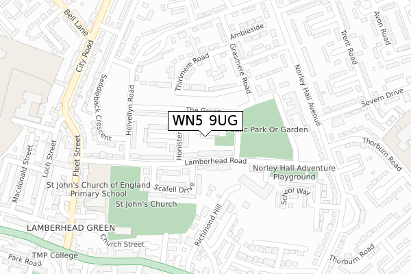 WN5 9UG map - large scale - OS Open Zoomstack (Ordnance Survey) WN5 9UG map - large scale - OS Open Zoomstack (Ordnance Survey)