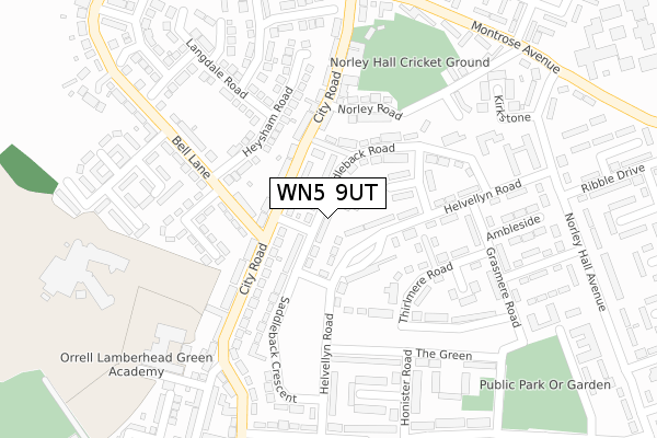 WN5 9UT map - large scale - OS Open Zoomstack (Ordnance Survey) WN5 9UT map - large scale - OS Open Zoomstack (Ordnance Survey)