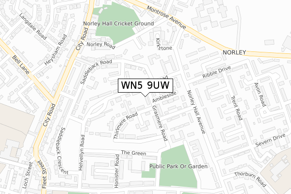 WN5 9UW map - large scale - OS Open Zoomstack (Ordnance Survey) WN5 9UW map - large scale - OS Open Zoomstack (Ordnance Survey)