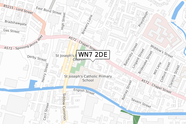 WN7 2DE map - large scale - OS Open Zoomstack (Ordnance Survey) WN7 2DE map - large scale - OS Open Zoomstack (Ordnance Survey)