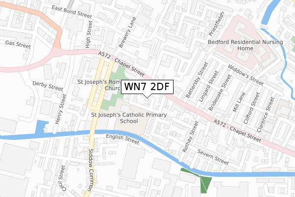 WN7 2DF map - large scale - OS Open Zoomstack (Ordnance Survey) WN7 2DF map - large scale - OS Open Zoomstack (Ordnance Survey)