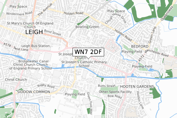 WN7 2DF map - small scale - OS Open Zoomstack (Ordnance Survey) WN7 2DF map - small scale - OS Open Zoomstack (Ordnance Survey)