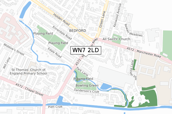 WN7 2LD map - large scale - OS Open Zoomstack (Ordnance Survey) WN7 2LD map - large scale - OS Open Zoomstack (Ordnance Survey)
