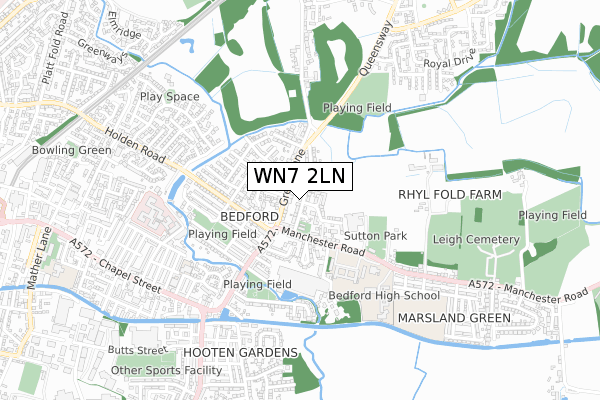 WN7 2LN map - small scale - OS Open Zoomstack (Ordnance Survey) WN7 2LN map - small scale - OS Open Zoomstack (Ordnance Survey)