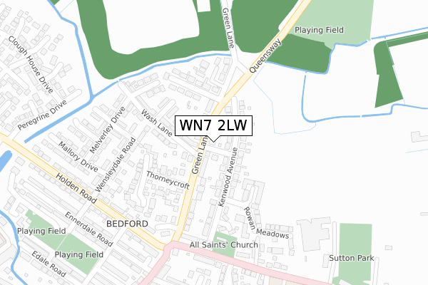 WN7 2LW map - large scale - OS Open Zoomstack (Ordnance Survey) WN7 2LW map - large scale - OS Open Zoomstack (Ordnance Survey)