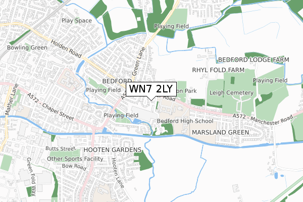 WN7 2LY map - small scale - OS Open Zoomstack (Ordnance Survey) WN7 2LY map - small scale - OS Open Zoomstack (Ordnance Survey)