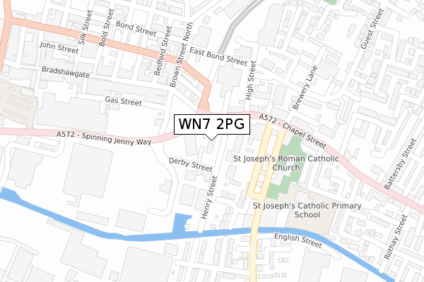 WN7 2PG map - large scale - OS Open Zoomstack (Ordnance Survey) WN7 2PG map - large scale - OS Open Zoomstack (Ordnance Survey)