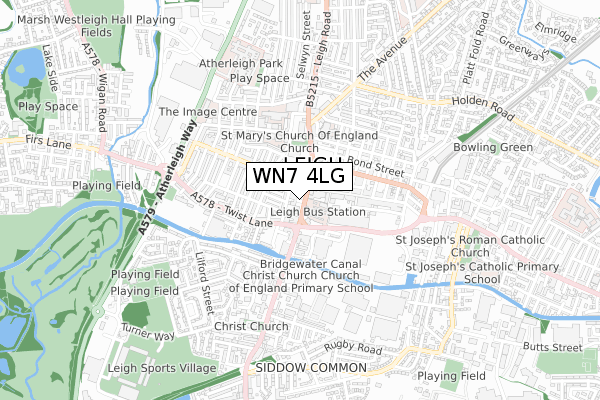 WN7 4LG map - small scale - OS Open Zoomstack (Ordnance Survey) WN7 4LG map - small scale - OS Open Zoomstack (Ordnance Survey)