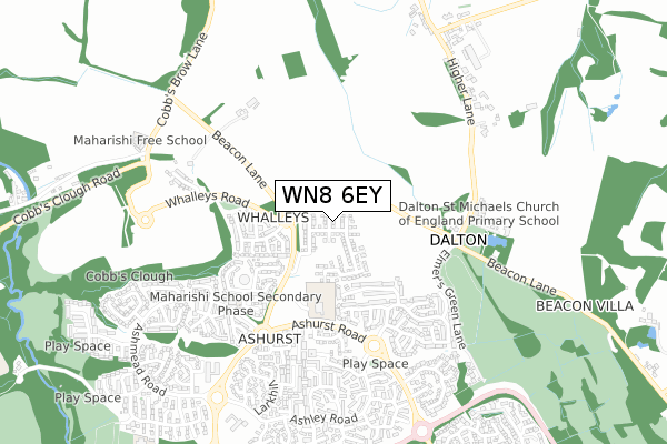 WN8 6EY maps, stats, and open data
