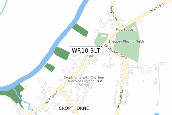 WR10 3LT map - large scale - OS Open Zoomstack (Ordnance Survey) WR10 3LT map - large scale - OS Open Zoomstack (Ordnance Survey)