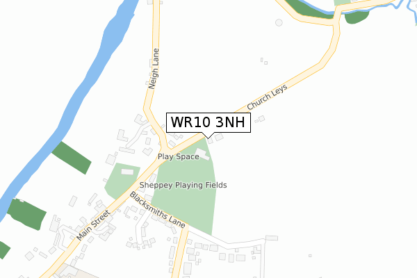WR10 3NH map - large scale - OS Open Zoomstack (Ordnance Survey) WR10 3NH map - large scale - OS Open Zoomstack (Ordnance Survey)