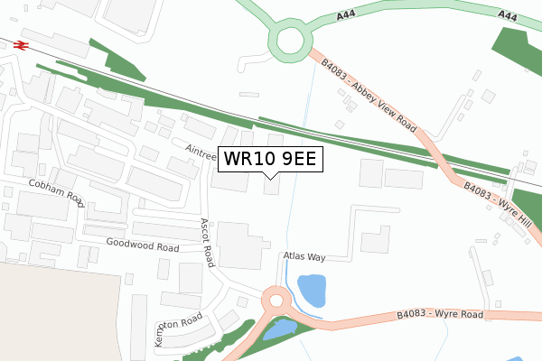 WR10 9EE map - large scale - OS Open Zoomstack (Ordnance Survey) WR10 9EE map - large scale - OS Open Zoomstack (Ordnance Survey)