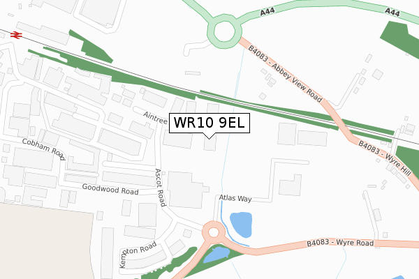 WR10 9EL map - large scale - OS Open Zoomstack (Ordnance Survey) WR10 9EL map - large scale - OS Open Zoomstack (Ordnance Survey)