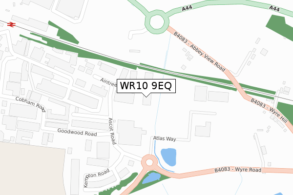 WR10 9EQ map - large scale - OS Open Zoomstack (Ordnance Survey) WR10 9EQ map - large scale - OS Open Zoomstack (Ordnance Survey)