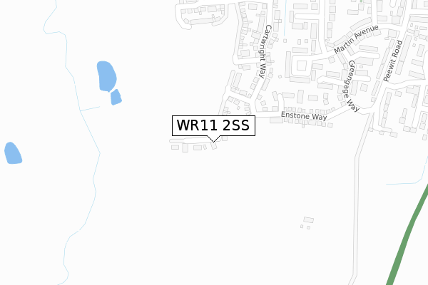 WR11 2SS map - large scale - OS Open Zoomstack (Ordnance Survey) WR11 2SS map - large scale - OS Open Zoomstack (Ordnance Survey)