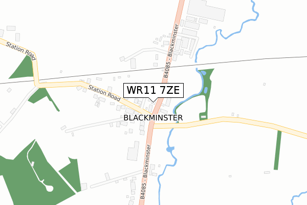 WR11 7ZE map - large scale - OS Open Zoomstack (Ordnance Survey) WR11 7ZE map - large scale - OS Open Zoomstack (Ordnance Survey)