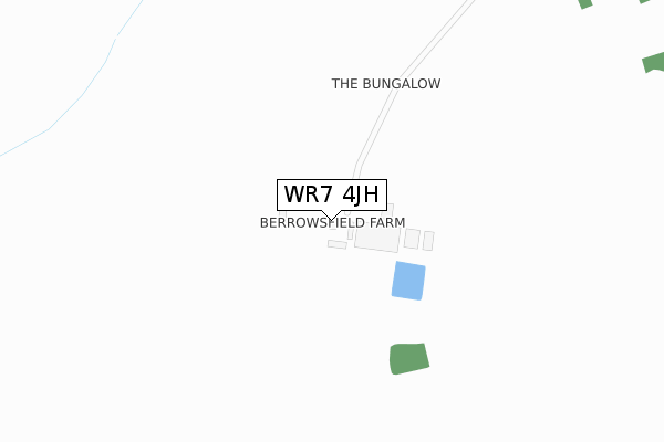 WR7 4JH map - large scale - OS Open Zoomstack (Ordnance Survey) WR7 4JH map - large scale - OS Open Zoomstack (Ordnance Survey)