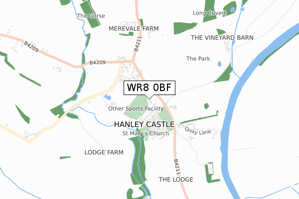WR8 0BF map - small scale - OS Open Zoomstack (Ordnance Survey) WR8 0BF map - small scale - OS Open Zoomstack (Ordnance Survey)