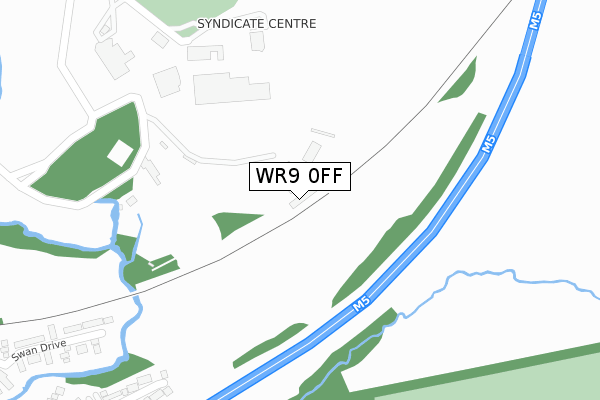 WR9 0FF map - large scale - OS Open Zoomstack (Ordnance Survey)