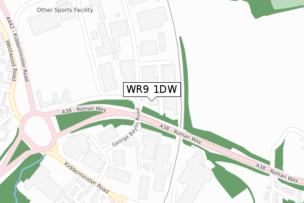 WR9 1DW map - large scale - OS Open Zoomstack (Ordnance Survey)