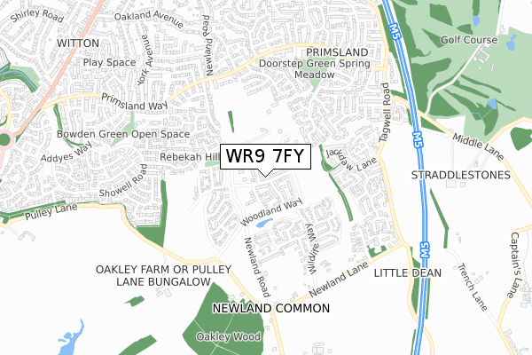 WR9 7FY map - small scale - OS Open Zoomstack (Ordnance Survey) WR9 7FY map - small scale - OS Open Zoomstack (Ordnance Survey)