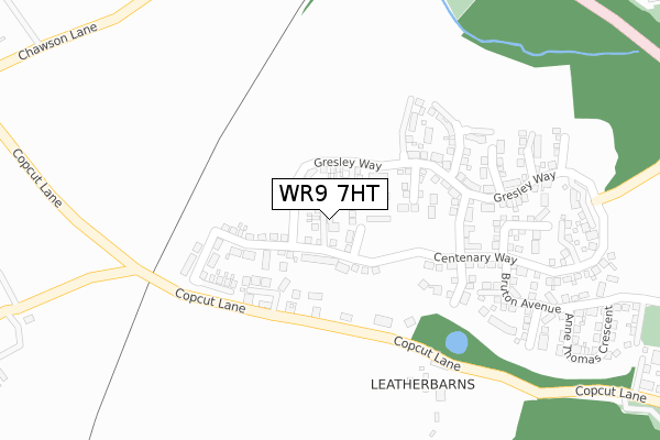 WR9 7HT map - large scale - OS Open Zoomstack (Ordnance Survey)