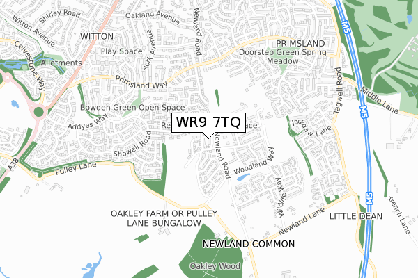 WR9 7TQ map - small scale - OS Open Zoomstack (Ordnance Survey) WR9 7TQ map - small scale - OS Open Zoomstack (Ordnance Survey)