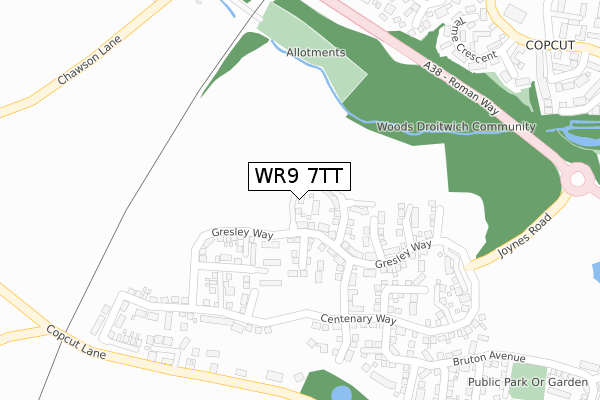 WR9 7TT map - large scale - OS Open Zoomstack (Ordnance Survey) WR9 7TT map - large scale - OS Open Zoomstack (Ordnance Survey)