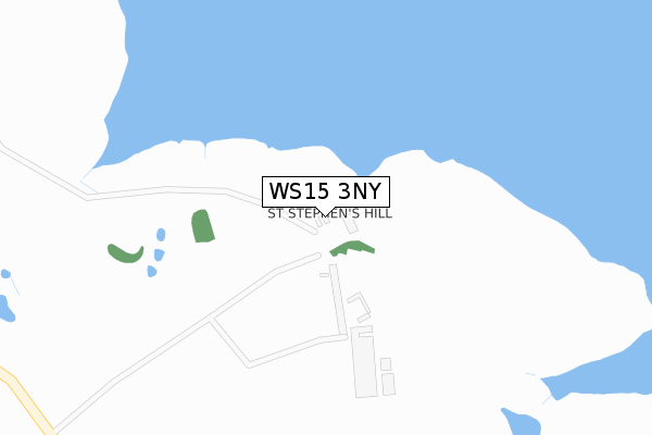 WS15 3NY map - large scale - OS Open Zoomstack (Ordnance Survey) WS15 3NY map - large scale - OS Open Zoomstack (Ordnance Survey)