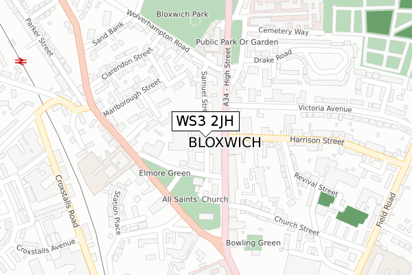 WS3 2JH map - large scale - OS Open Zoomstack (Ordnance Survey) WS3 2JH map - large scale - OS Open Zoomstack (Ordnance Survey)