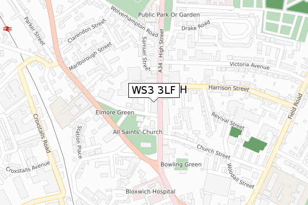 WS3 3LF map - large scale - OS Open Zoomstack (Ordnance Survey) WS3 3LF map - large scale - OS Open Zoomstack (Ordnance Survey)