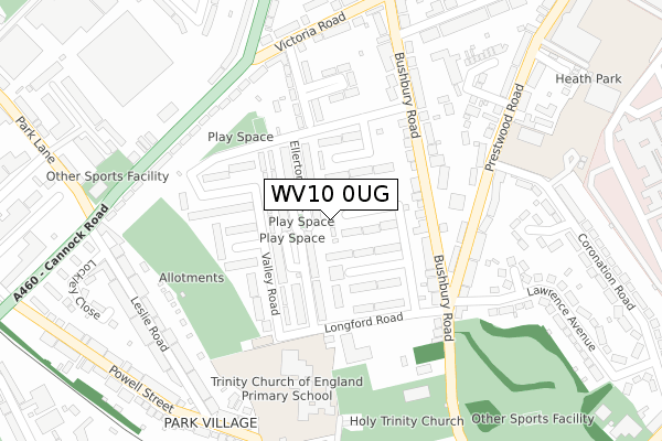 WV10 0UG map - large scale - OS Open Zoomstack (Ordnance Survey) WV10 0UG map - large scale - OS Open Zoomstack (Ordnance Survey)