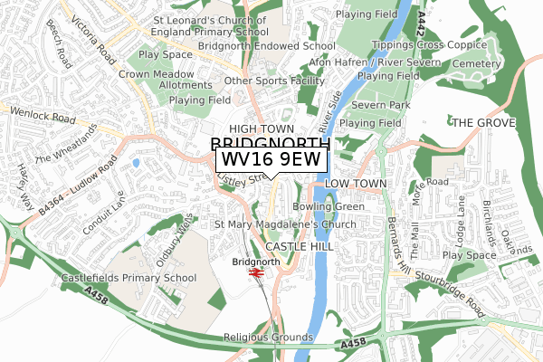 WV16 9EW map - small scale - OS Open Zoomstack (Ordnance Survey) WV16 9EW map - small scale - OS Open Zoomstack (Ordnance Survey)
