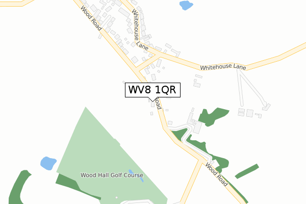 WV8 1QR map - large scale - OS Open Zoomstack (Ordnance Survey)
