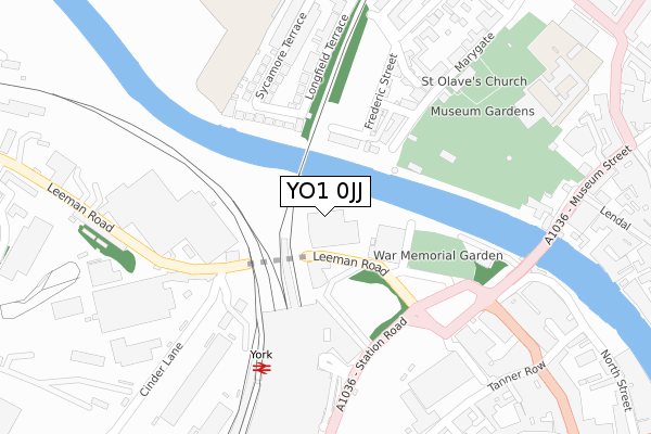 YO1 0JJ map - large scale - OS Open Zoomstack (Ordnance Survey) YO1 0JJ map - large scale - OS Open Zoomstack (Ordnance Survey)