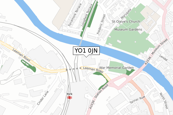 YO1 0JN map - large scale - OS Open Zoomstack (Ordnance Survey) YO1 0JN map - large scale - OS Open Zoomstack (Ordnance Survey)