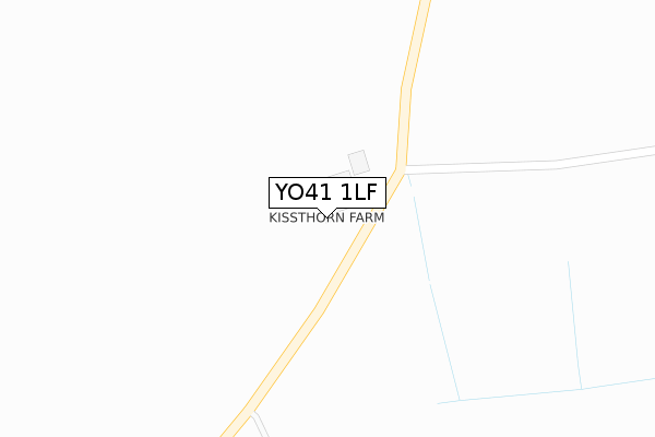 YO41 1LF map - large scale - OS Open Zoomstack (Ordnance Survey)