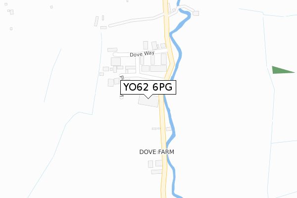 YO62 6PG map - large scale - OS Open Zoomstack (Ordnance Survey) YO62 6PG map - large scale - OS Open Zoomstack (Ordnance Survey)